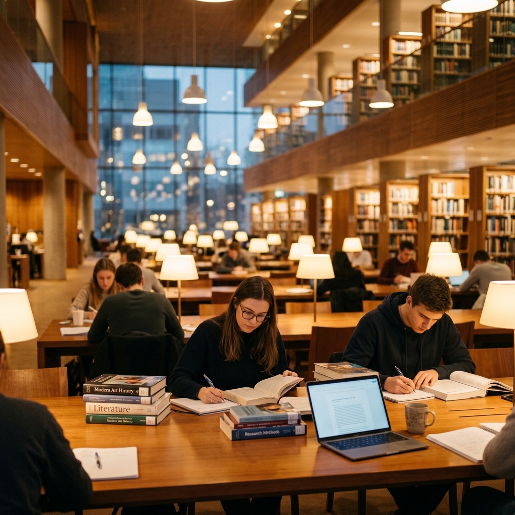 Silent Study cubicles and interior setup